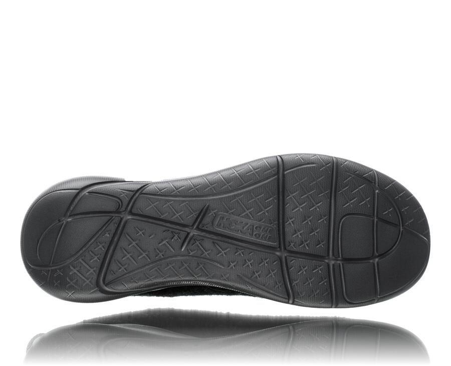 Hoka One One Tenisky Panske Čierne - Hupana Flow Wool - 78614-IWSO